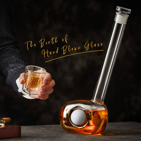 Golf Whiskey Decanter Set