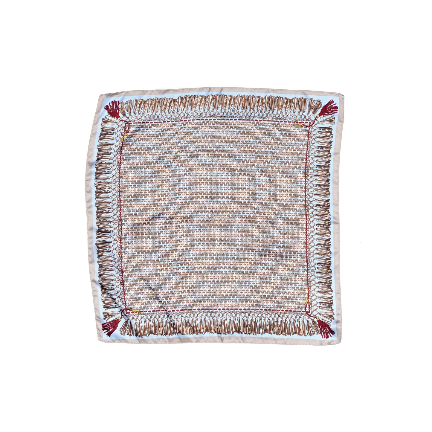 Tassel Print Silky Bandana