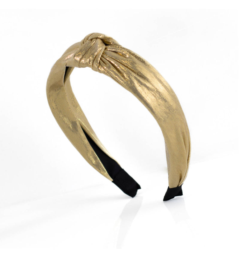 Metallic Knotted Headband