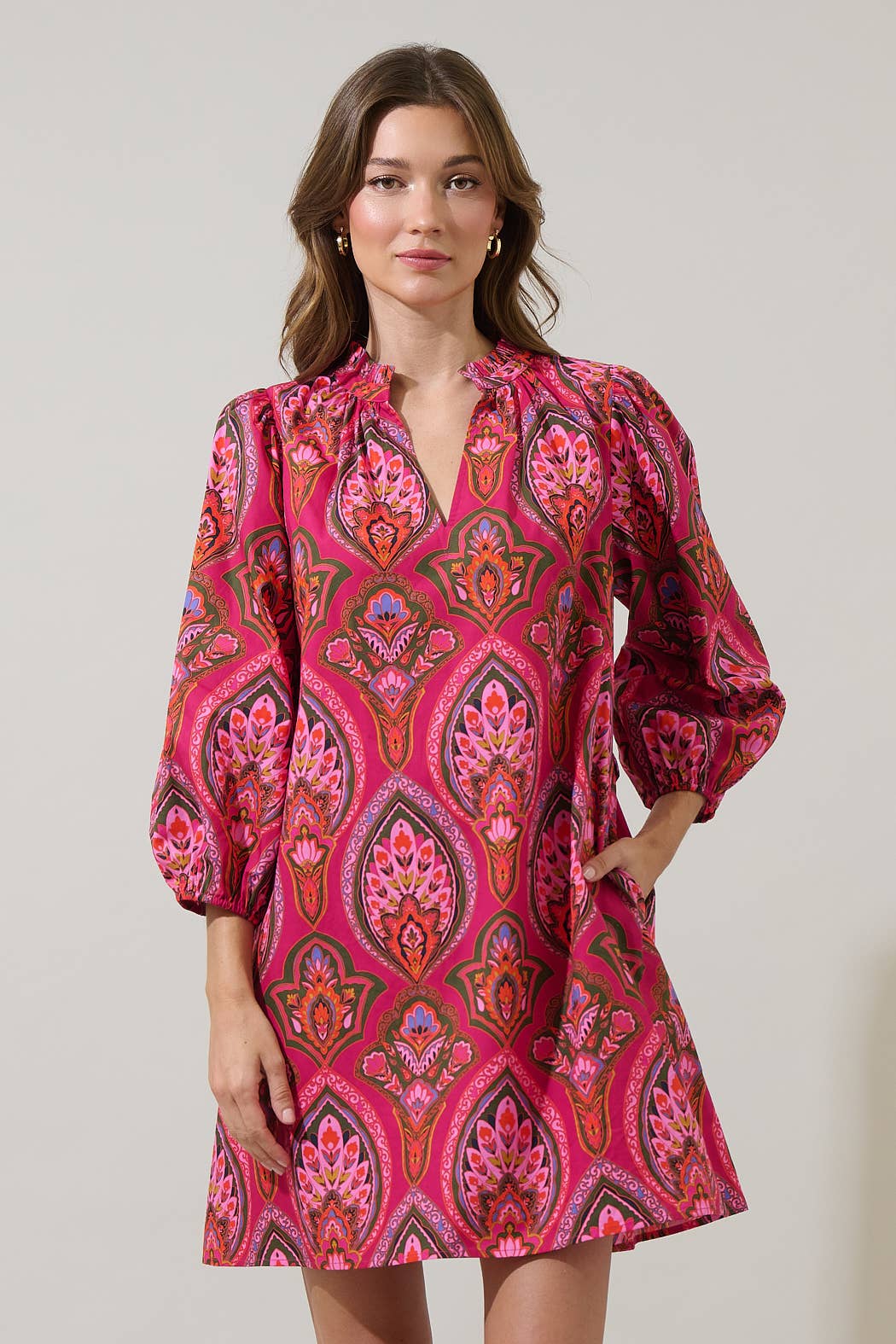 Azura Floral Eira Poplin Mini Dress