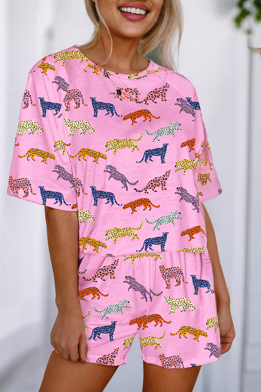 Leopard Pajama Set