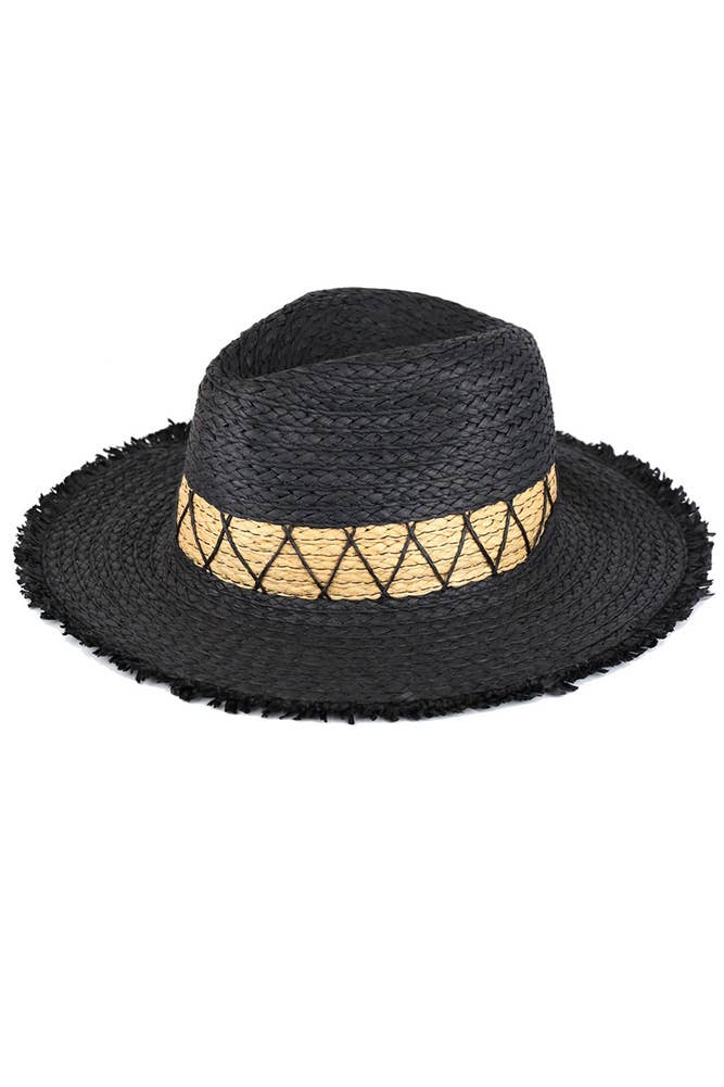 Modern Band Straw Sun Hat