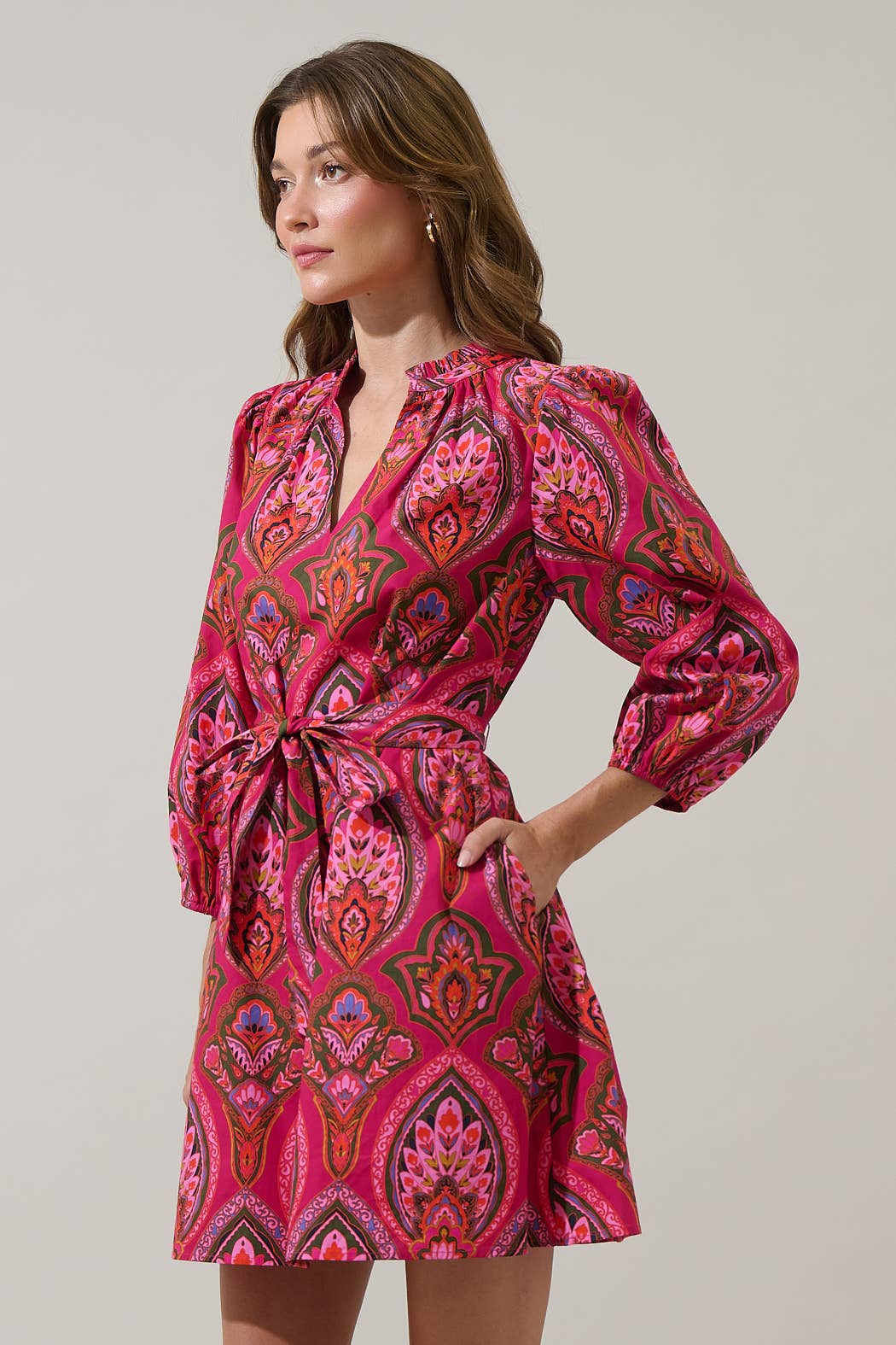 Azura Floral Eira Poplin Mini Dress