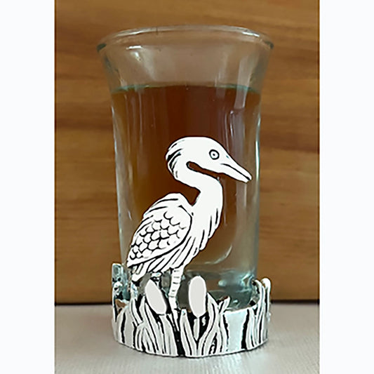 Heron Shot Glass