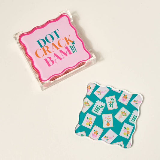 Coaster Set–It's Mahj Time