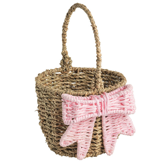 Pink Bow Easter Basket