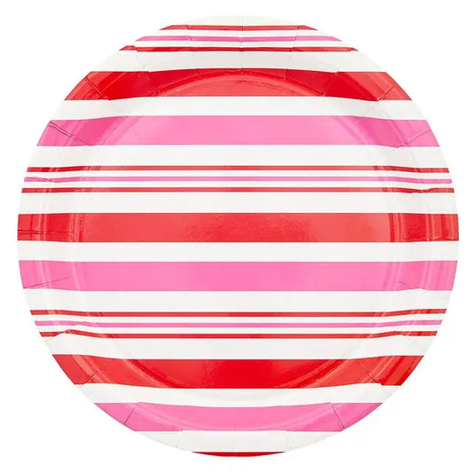 Stripes Paper Plates