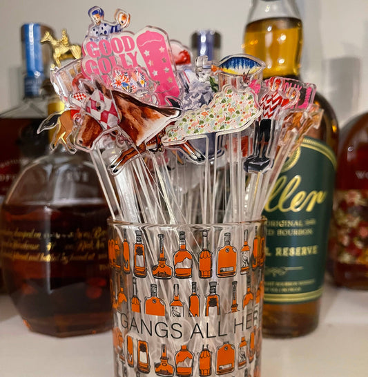 Footballs Cocktail Stick Stirrer - Set of 6