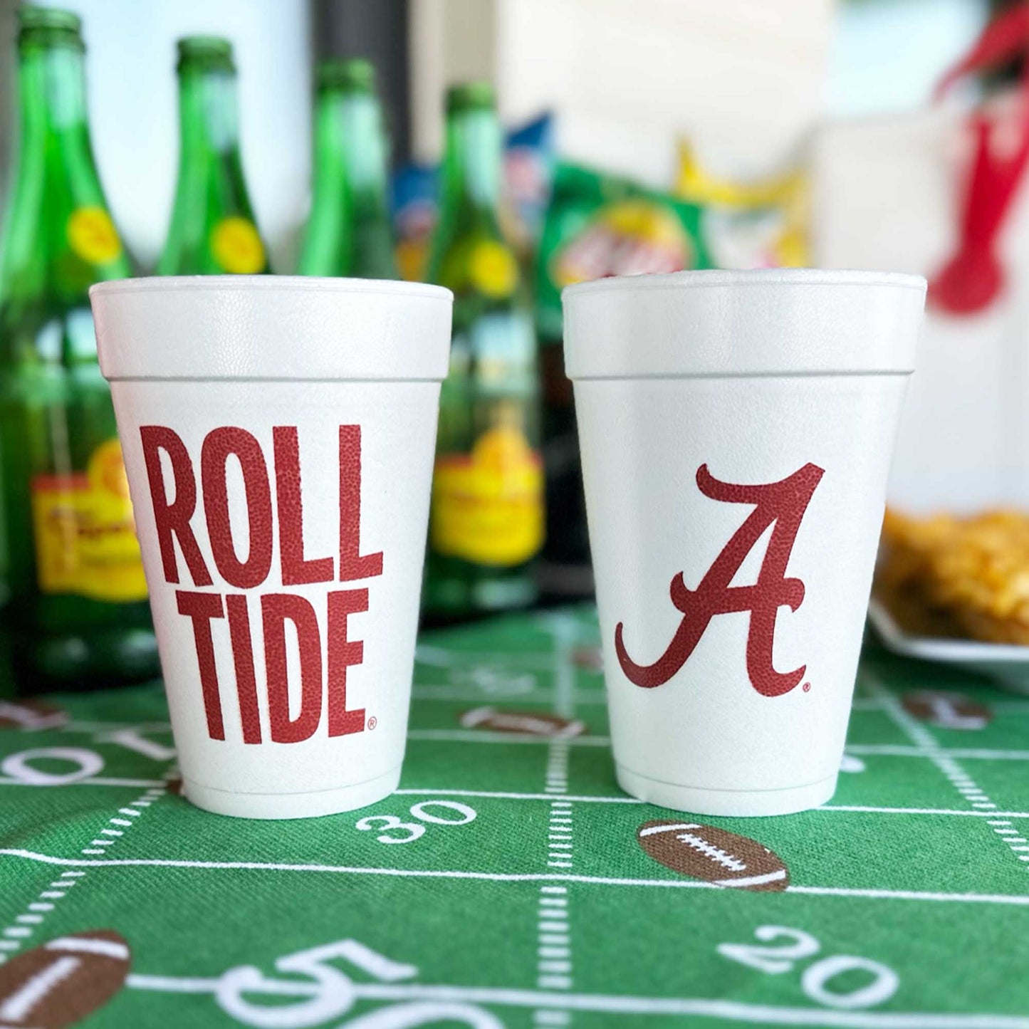 Foam Cup - University of Alabama/Roll Tide (10 ct bag)