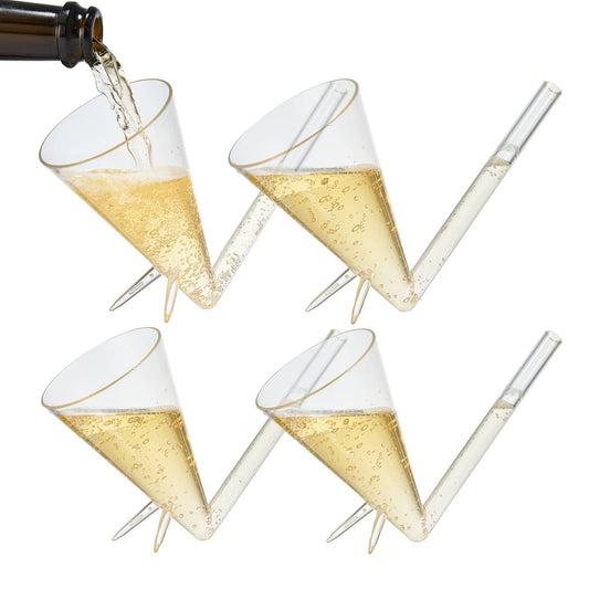 Champagne Shooter Acrylic, Set of 4