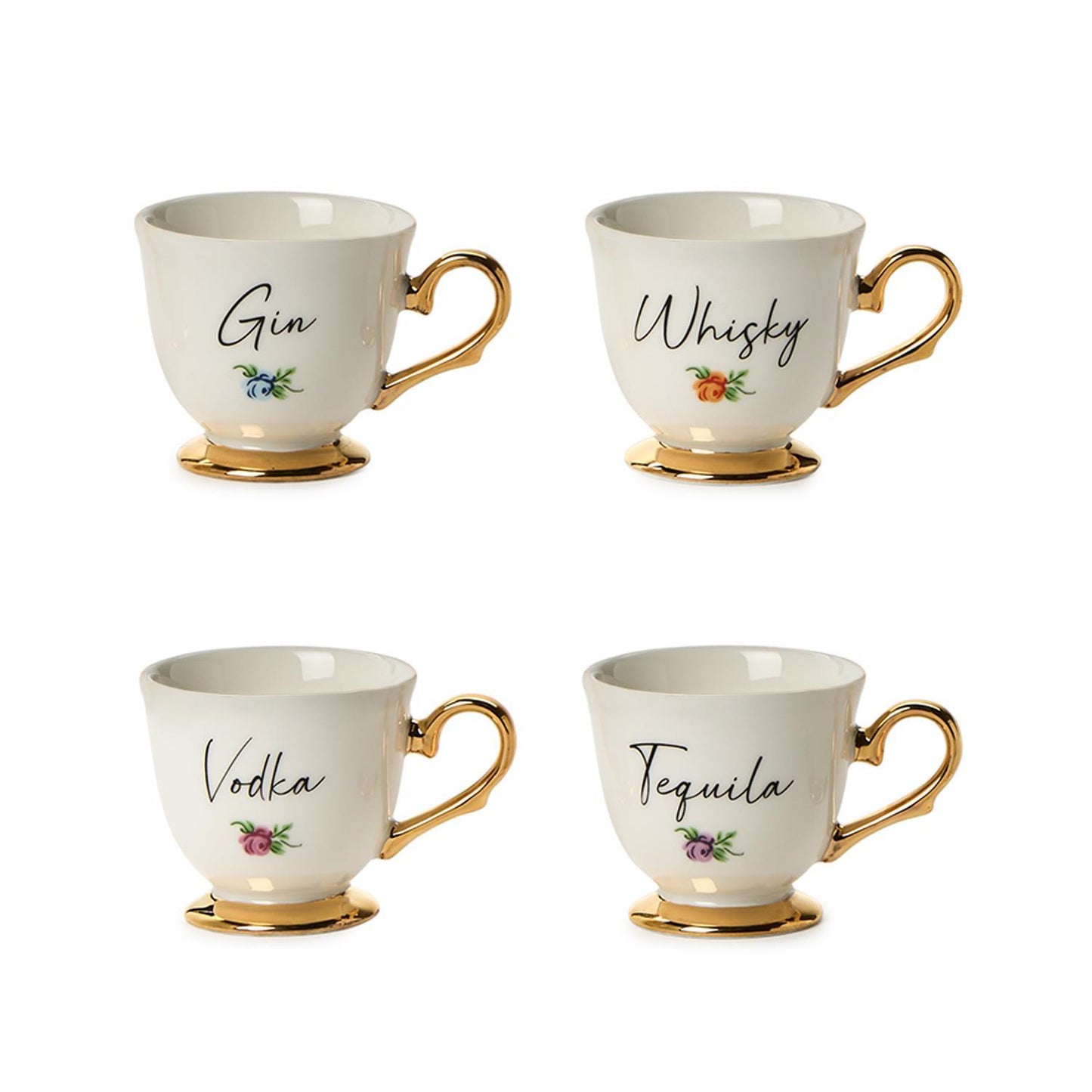 Teacup Shot Glasses in Gift Box