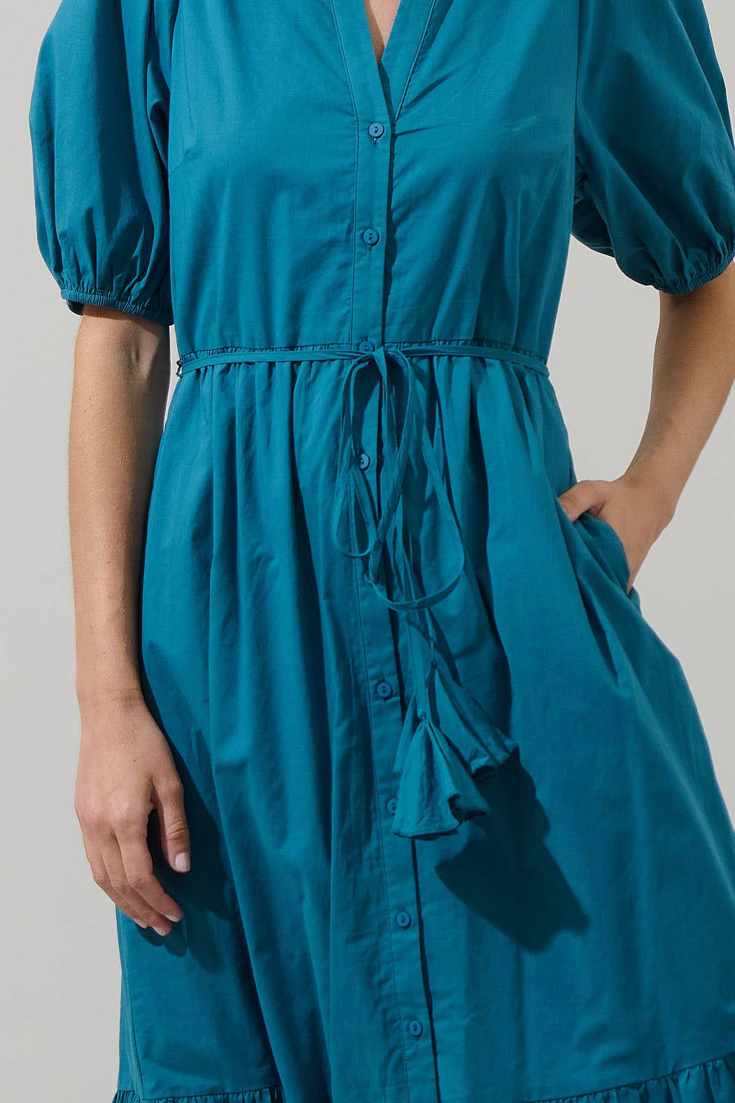 Beth Button Down Midi Dress