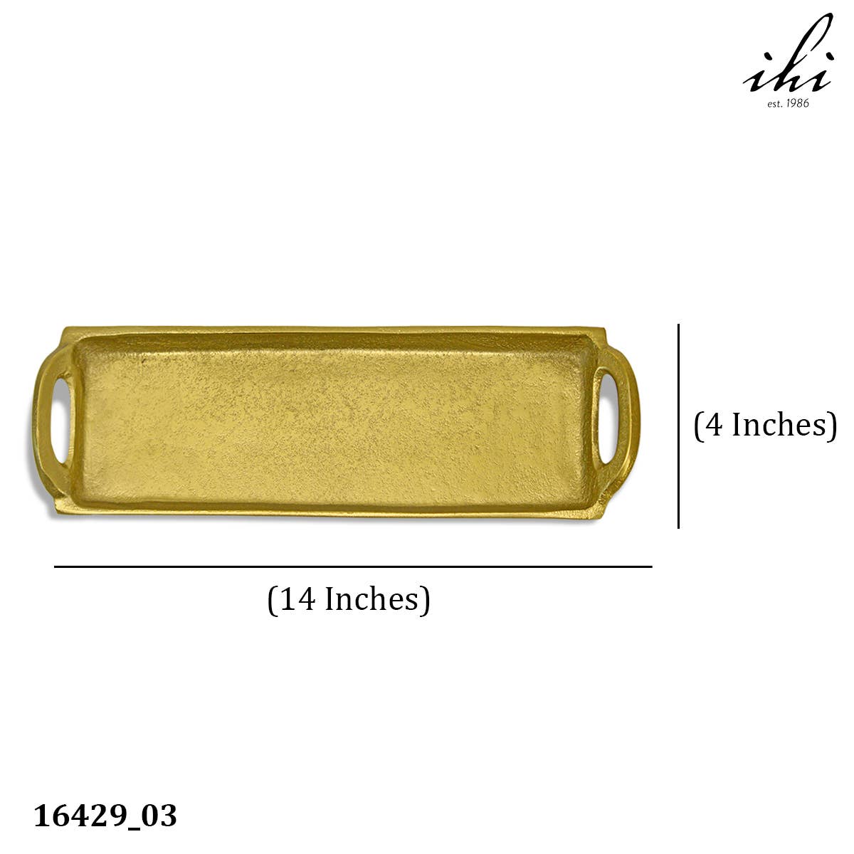 Gold Rectangular Tray