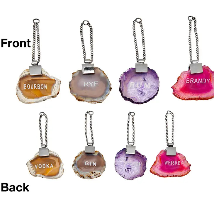 Agate Decanter Tag