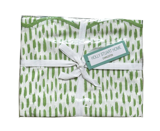 GREEN TEA MAHJONG GAME TABLECLOTH