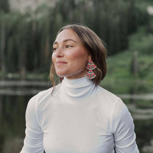 Navidad Double Tile Earring