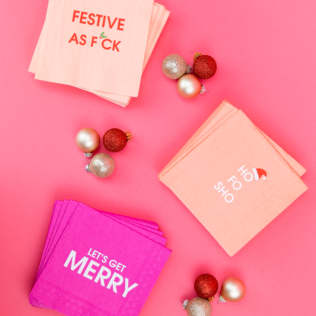 Ho Fo Sho - Holiday Cocktail Napkins
