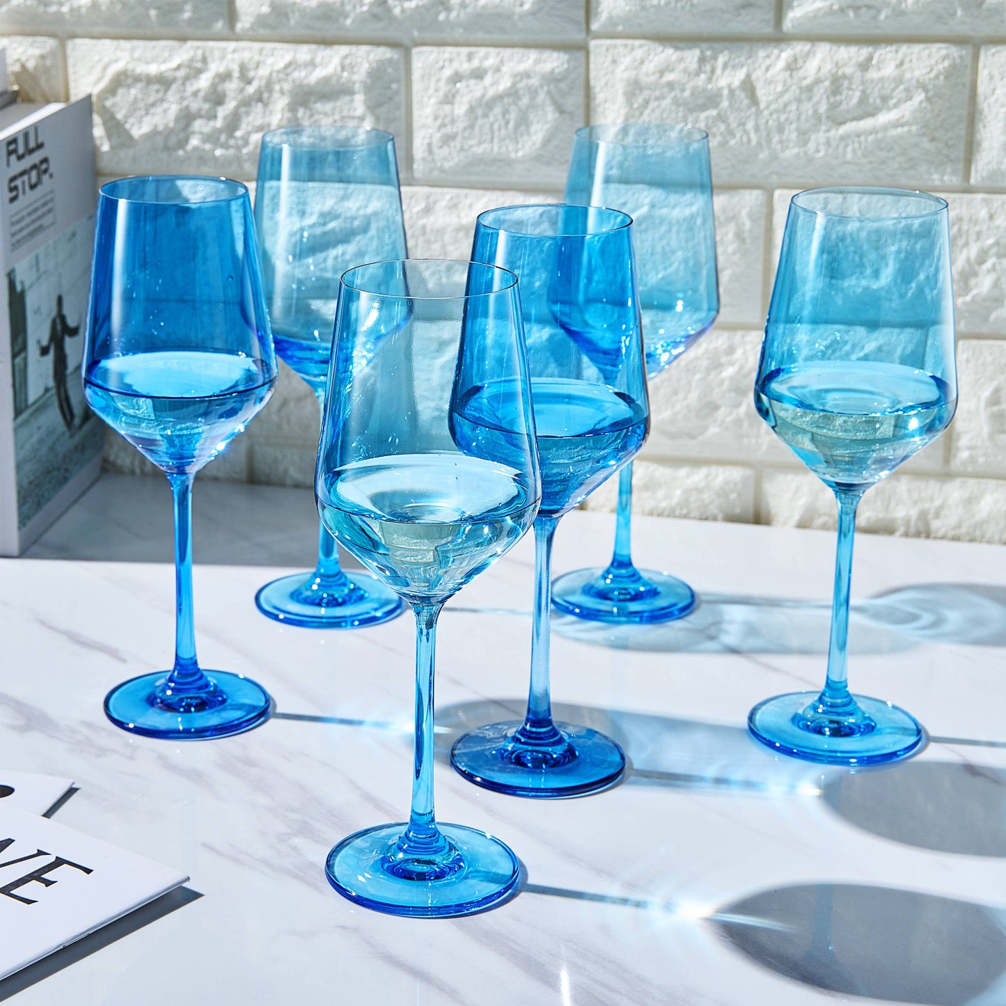 Colored Wine Glass