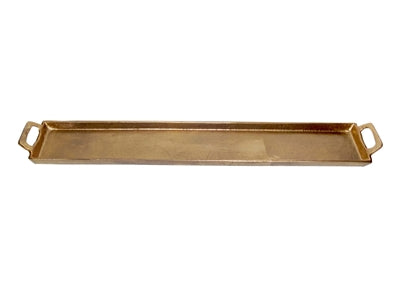 Antique Brass Rectangle Tray 5 x 30