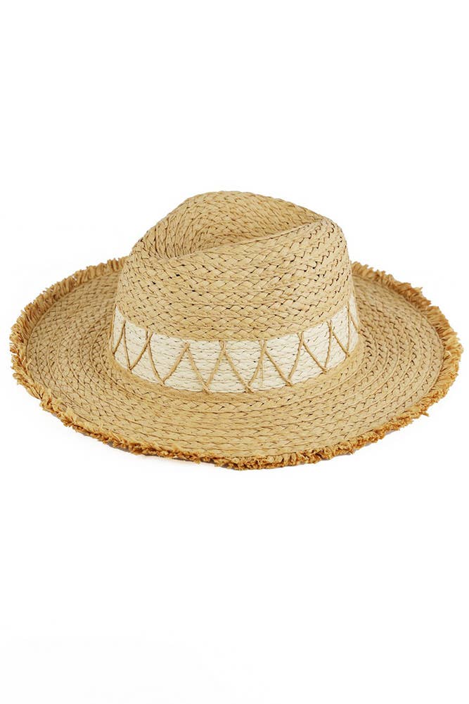 Modern Band Straw Sun Hat