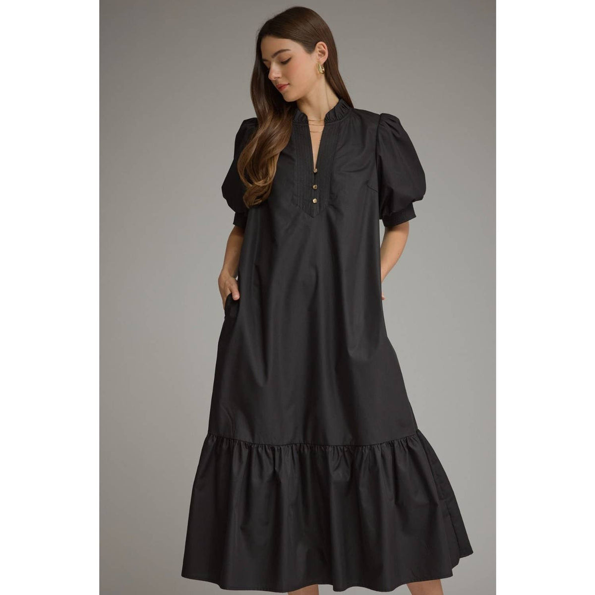 Black Midi Dress