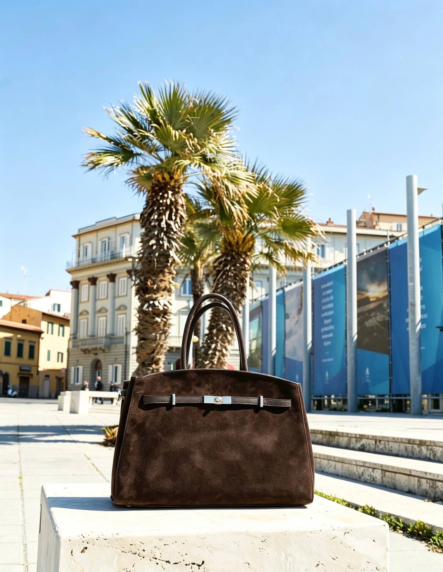 Italian Suede Tote