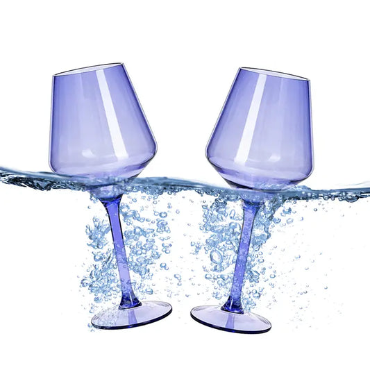 Acrylic Floating Wine Glass