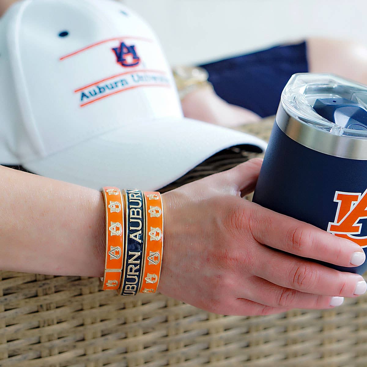 Auburn Tigers Enamel Bangle