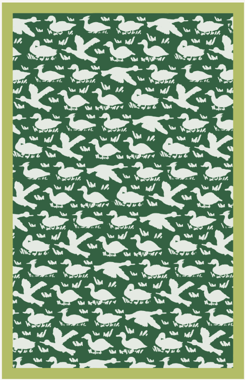 Double Sided Duck, Duck Tea Towel
