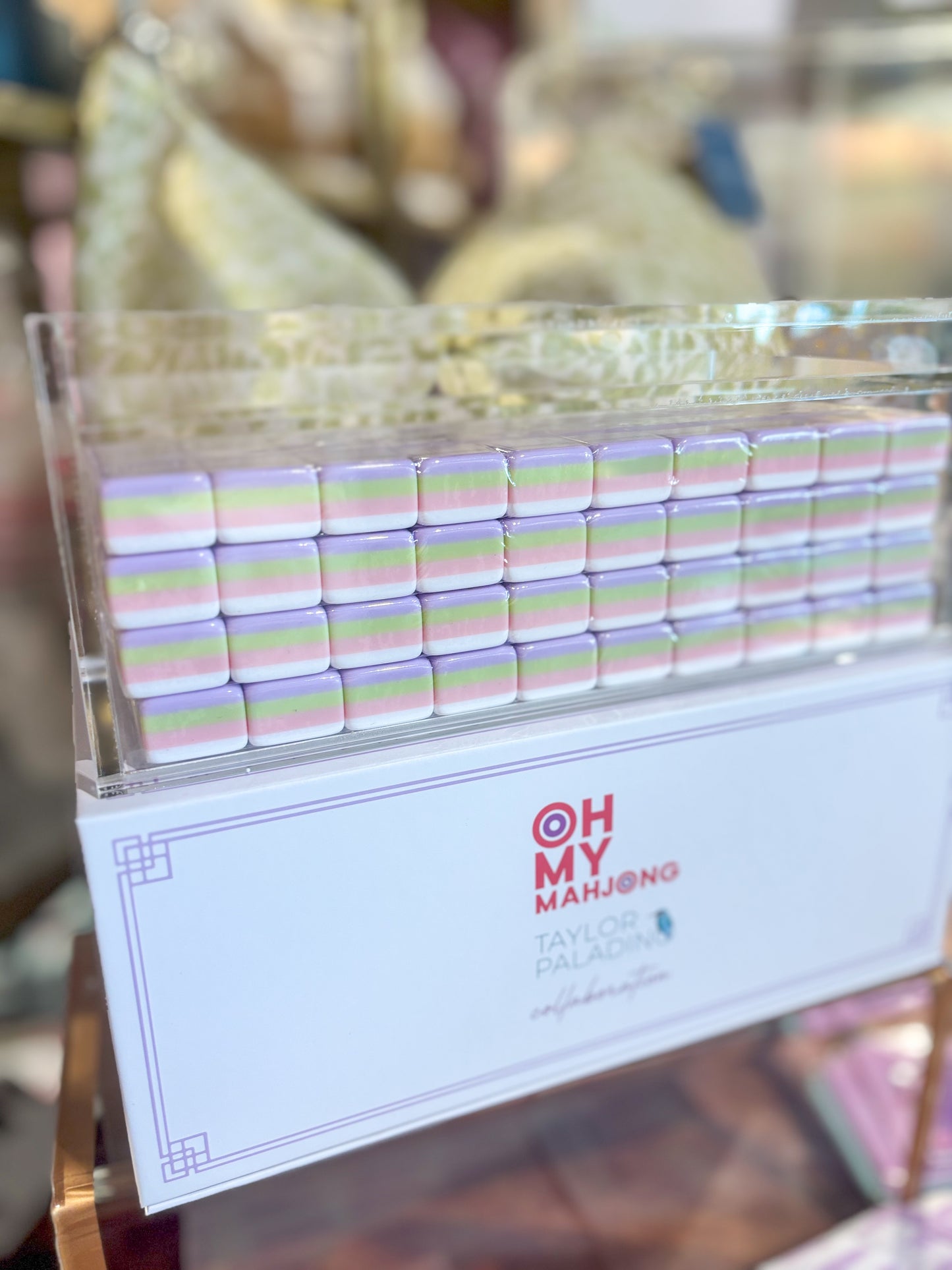 Mahjong Acrylic Tile Box