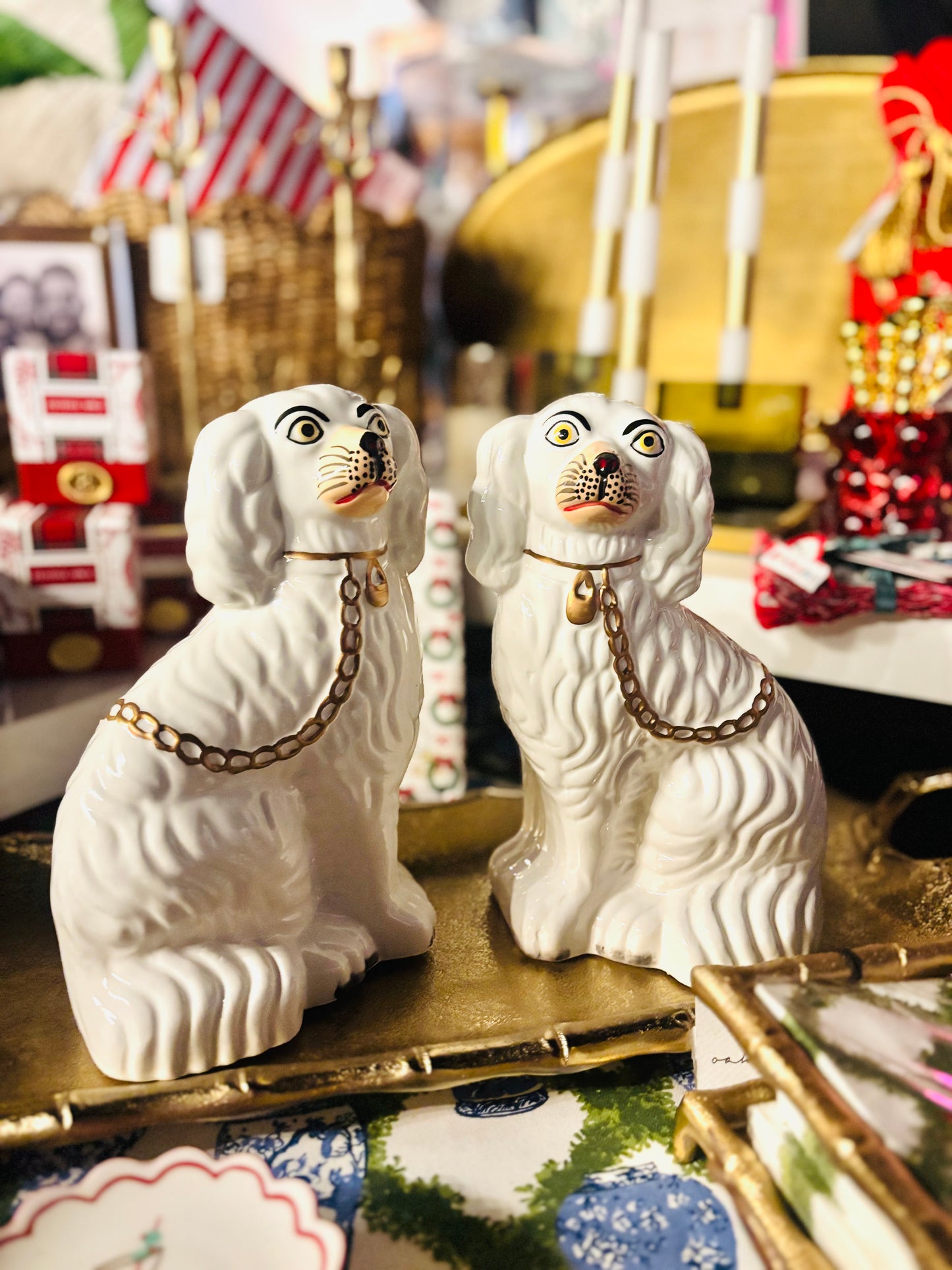 White Staffordshire Dog s/2