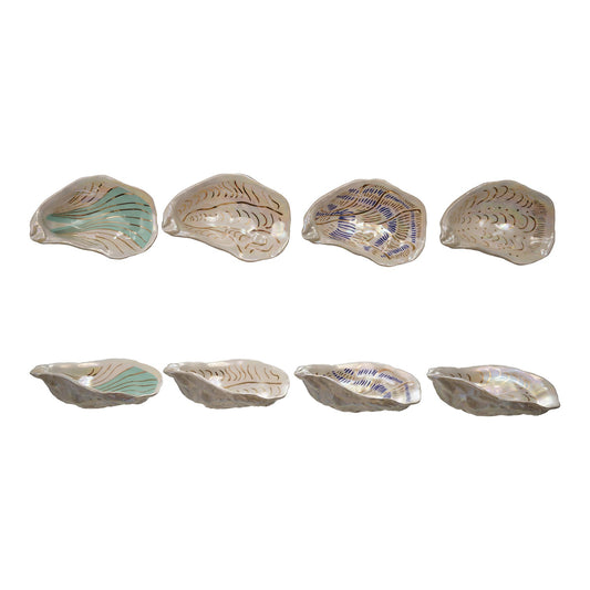 5"L Ceramic Oyster Dish