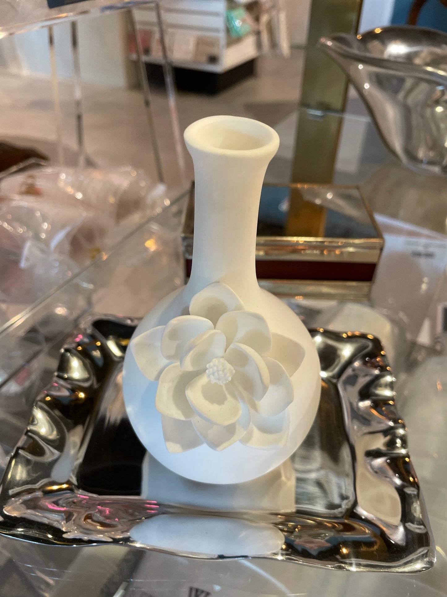 White Porcelain Bud Vase