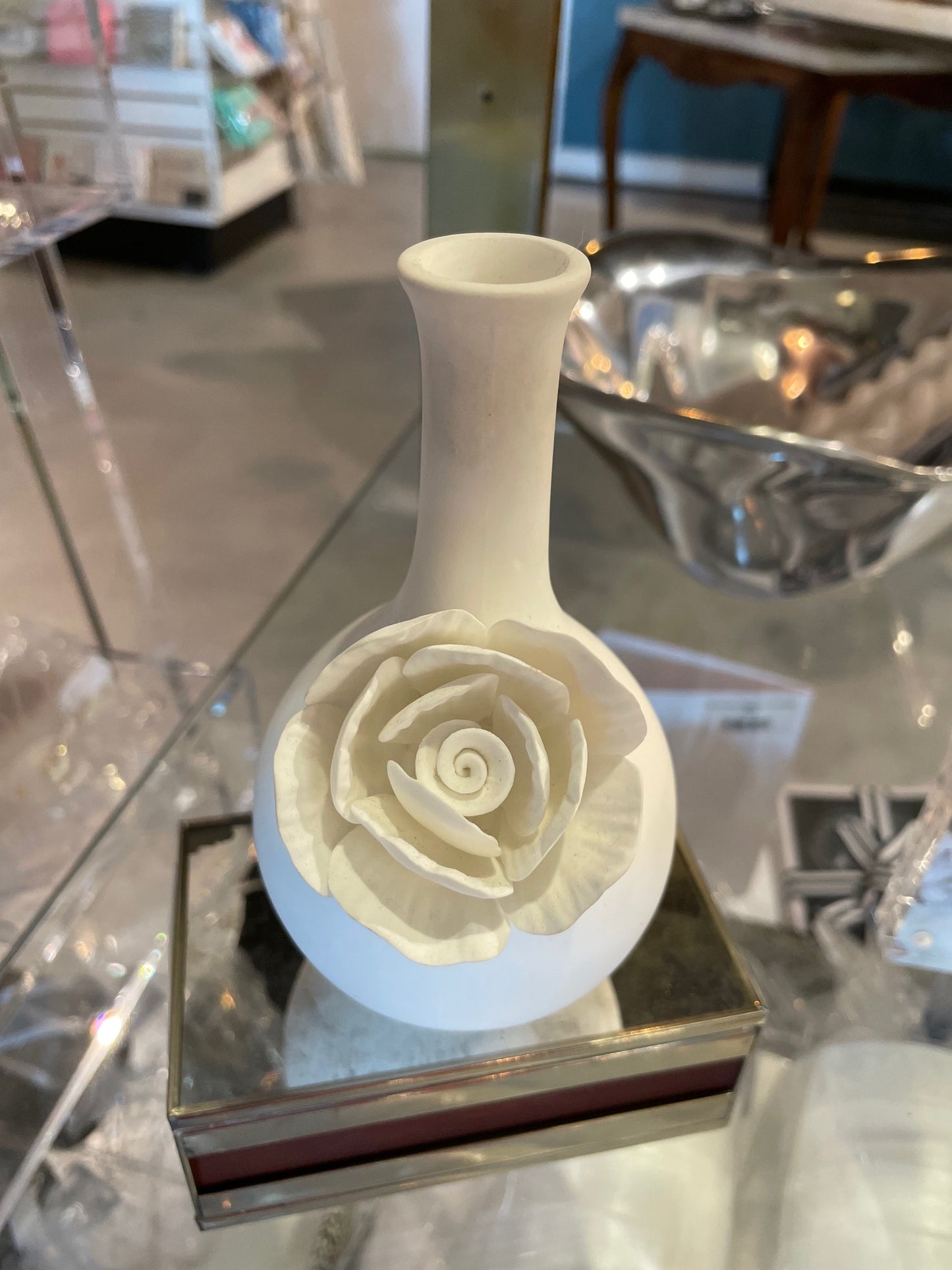 White Porcelain Bud Vase