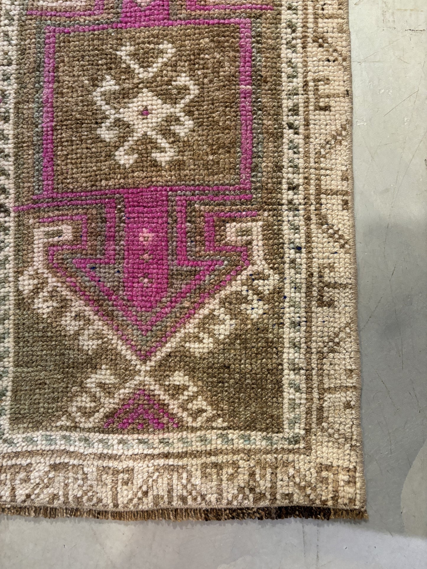 Turkish Oushak Mini Rug - Oliver