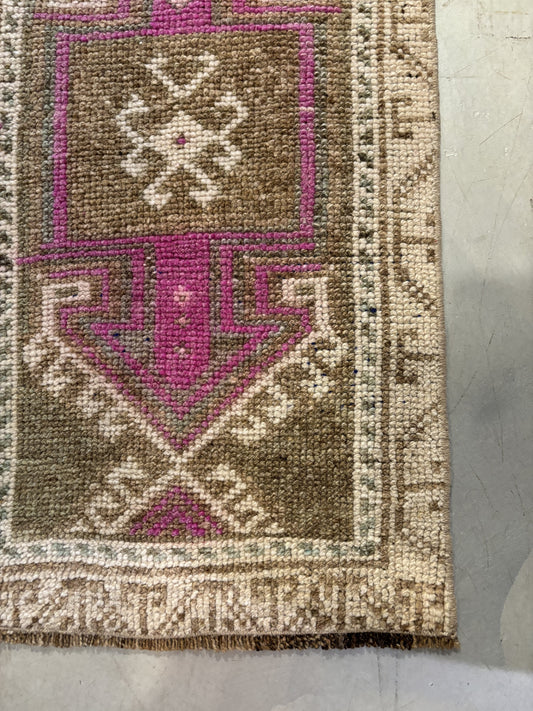 Turkish Oushak Mini Rug - Oliver