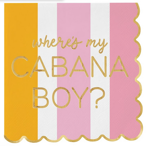 Cabana Boy Cocktail Napkins