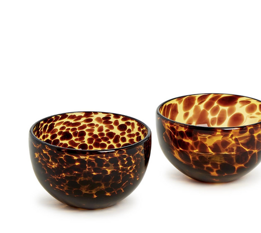 Tortoise Print Tidbit Bowl