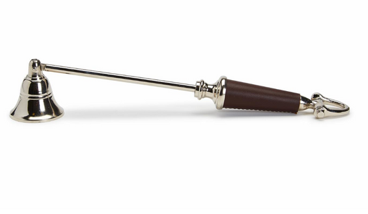 Candle Snuffer with Leather Handle