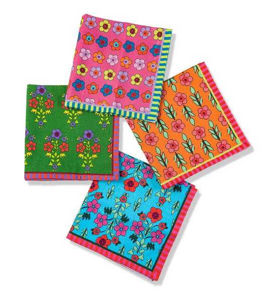 Spring Floral Napkin Set of 4