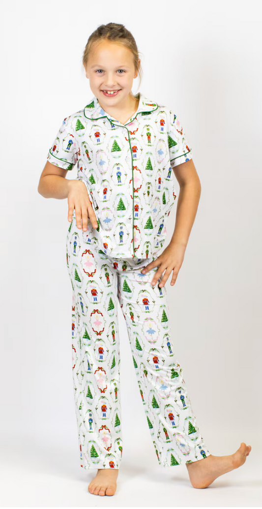 Girl's Nutcracker Waltz Sleep Pants Set