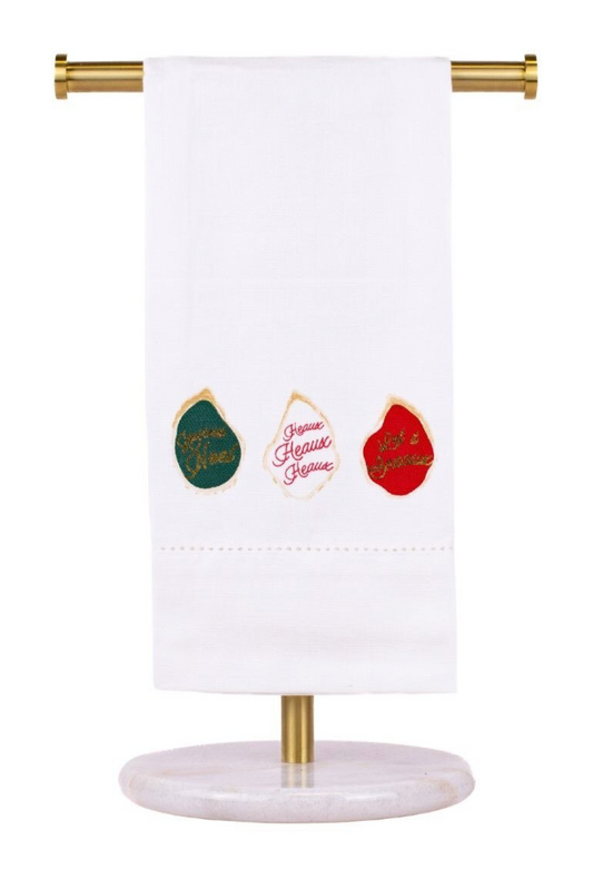 Oyster Noel Hand Towel