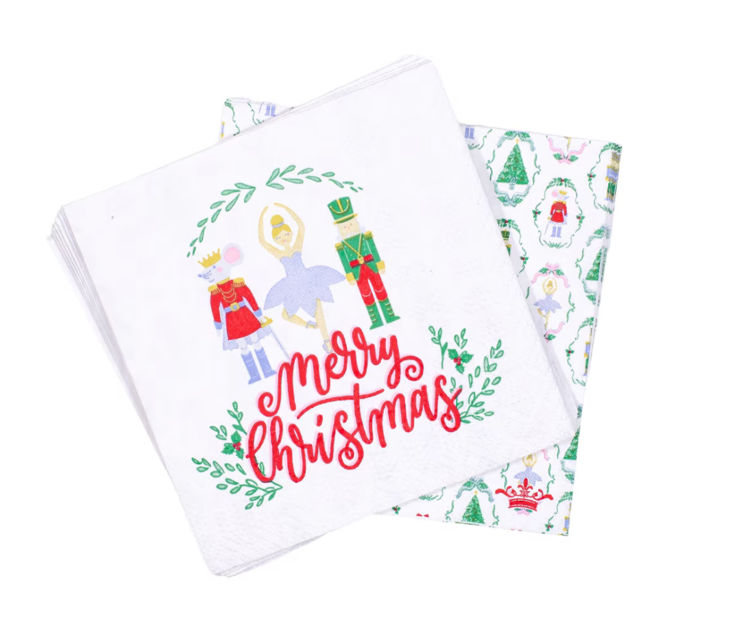 Nutcracker Waltz Cocktail Napkins