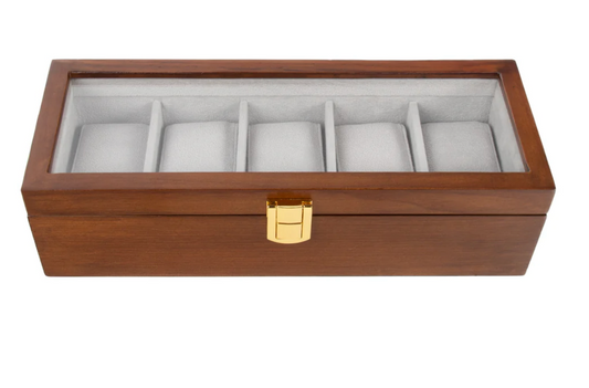 William 5-Slot Watch Box