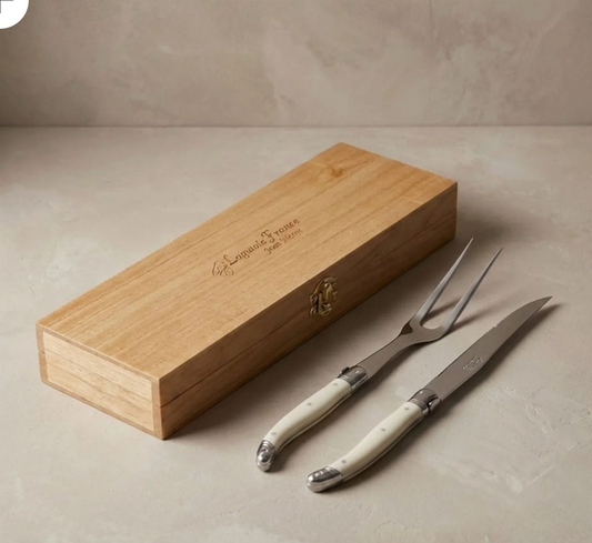 Laguiole Carving Set, Ivory