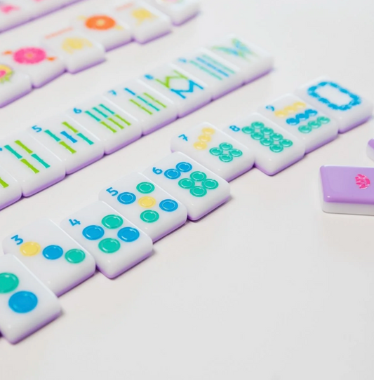 Lilac Mahjong House Tiles