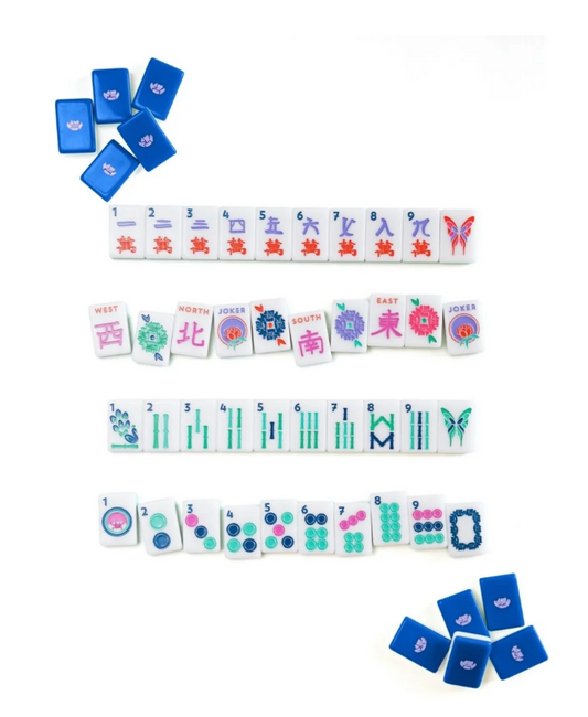Sapphire Mahjong House Tiles