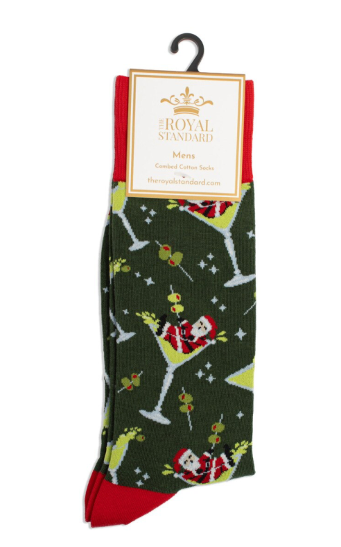 Men's Tipsy Santa Socks