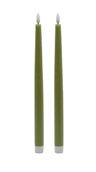 Tall Flameless Taper Candle Set of 2