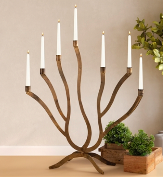 Brass Candle Holder - Large